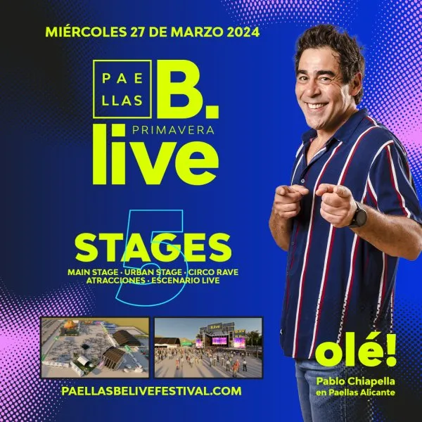 Paellas Be Live Festival Primavera 2024