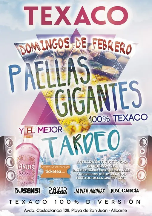 Paellas Gigantes 100% en Texaco