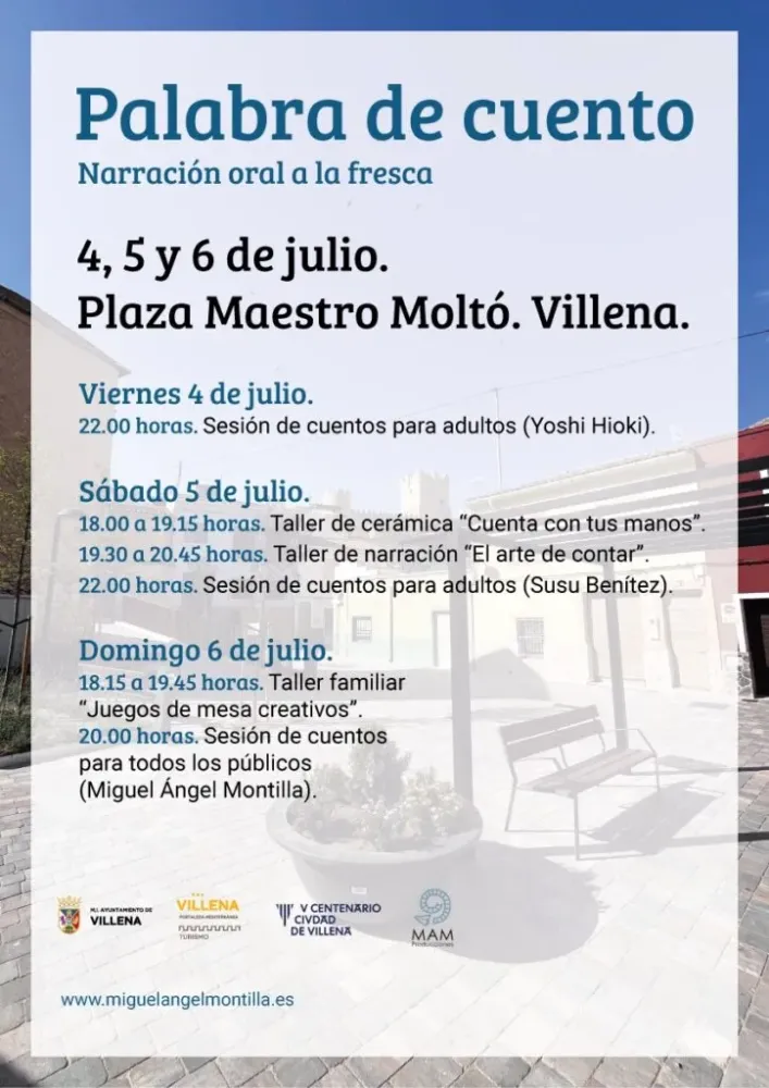 Palabra de cuento ► V centenario de la ciudad de Villena