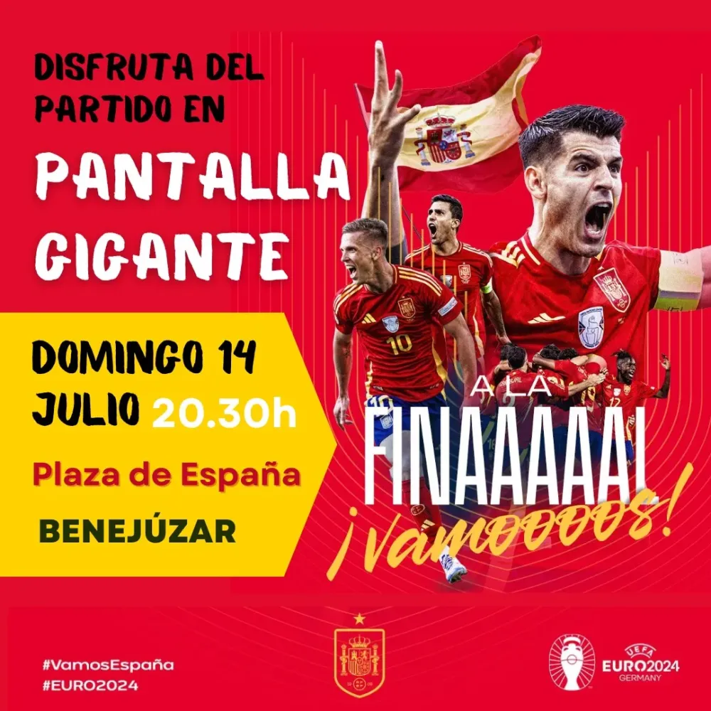 Pantalla Gigante Benejúzar ► Final Eurocopa de Fútbol 2024