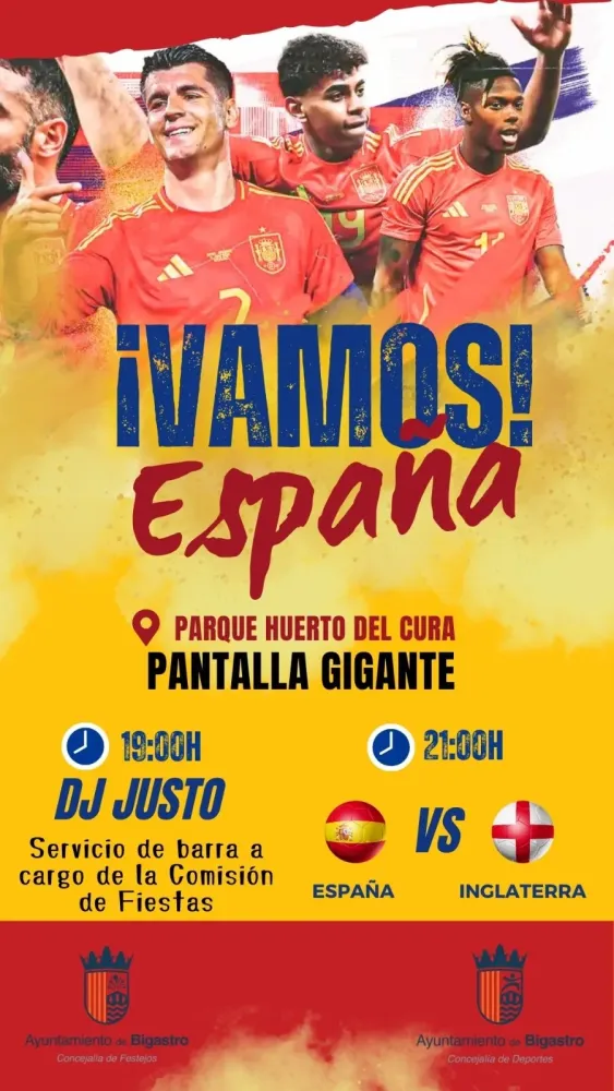 Pantalla Gigante Bigastro ► Final Eurocopa de Fútbol 2024