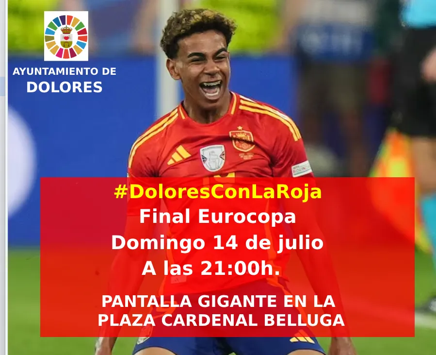 Pantalla gigante Dolores ► Final Eurocopa de Fútbol 2024