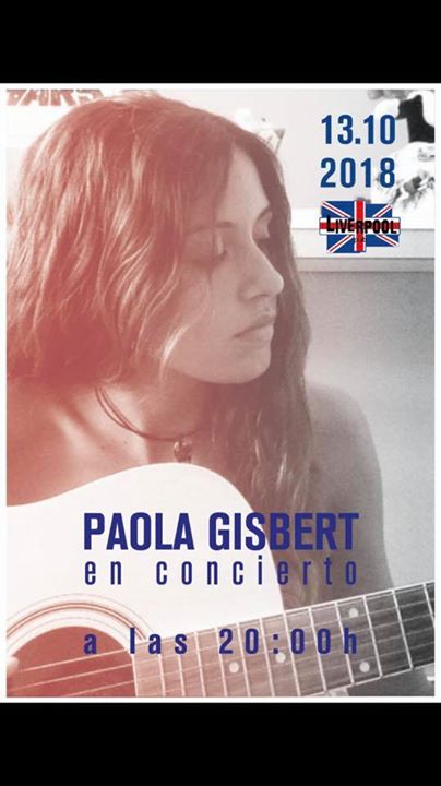 Paola Gisbert en concierto en Pub Liverpool Alcoy