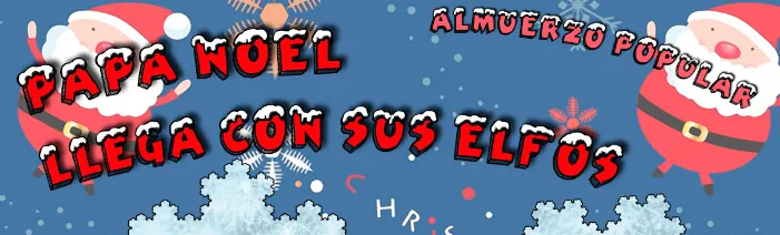 Papá Noel llega con sus renos a la Hoguera Parque Lo Torrent La Huerta