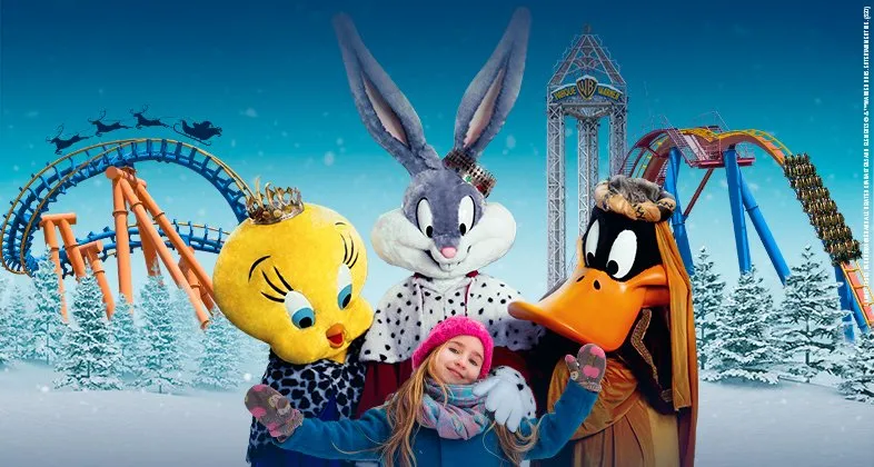 Parque Warner en Navidad al 40% de descuento