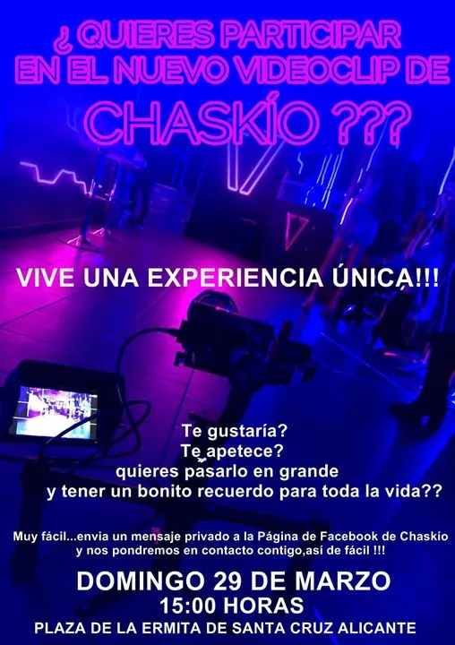 Participa en el nuevo videoclip de Chaskío