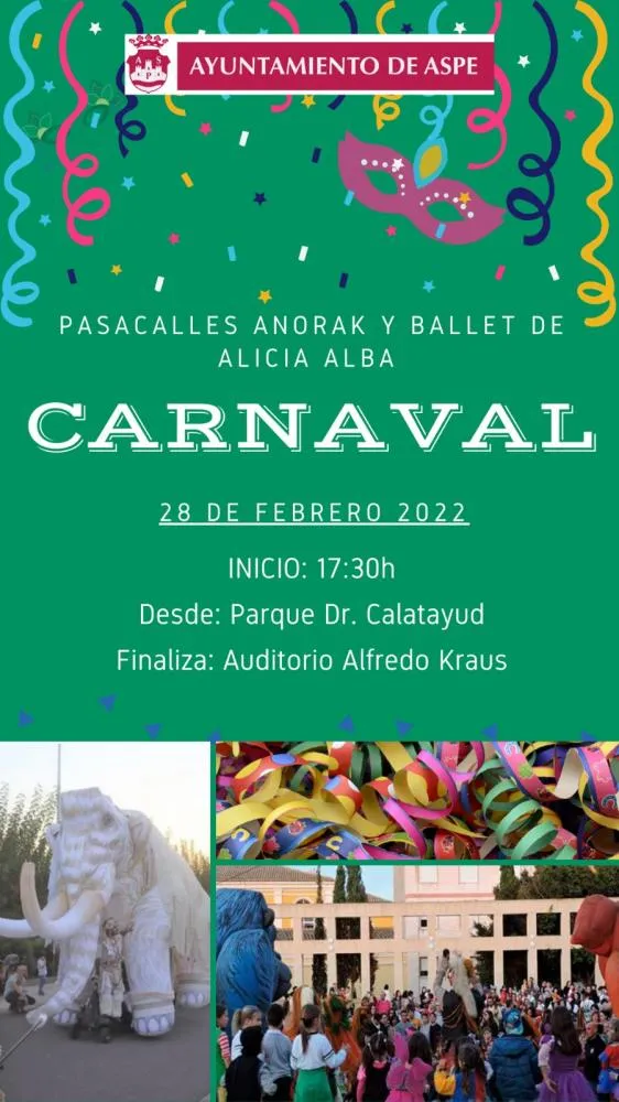 Pasacalles Anorak y ballet de Alicia Alba - Carnaval