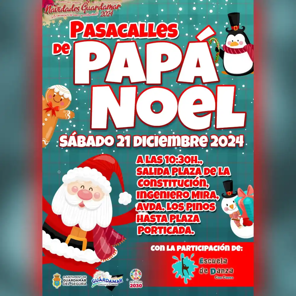 Pasacalles de Papá Noel guardamar