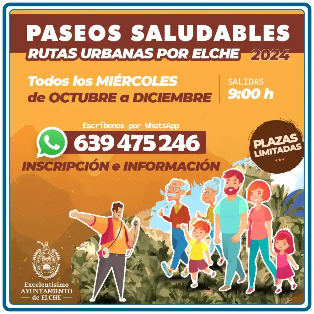 Paseos Saludables - Rutas Urbanas por Elche