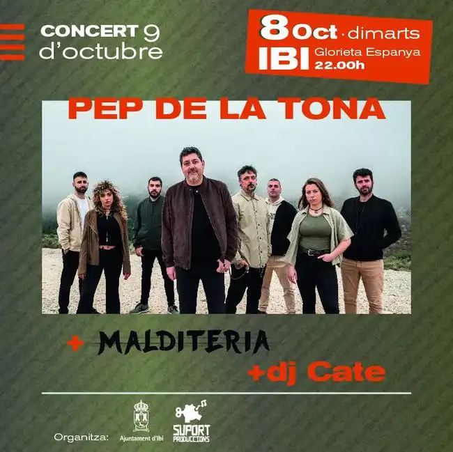 Pep de la Tona + Malditeria + Dj Cate