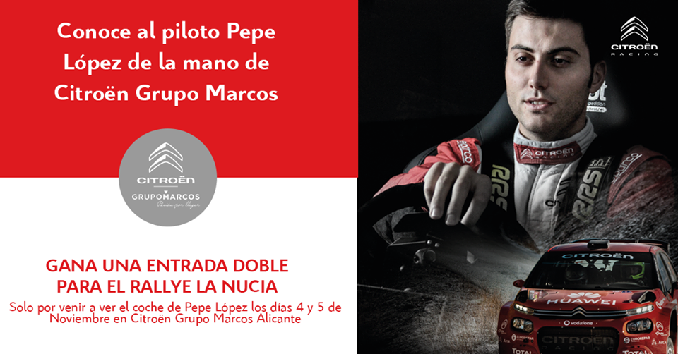 Pepe Lopez Rally Driver - Rallye Mediterráneo - La Nucía Trofeo Costablanca