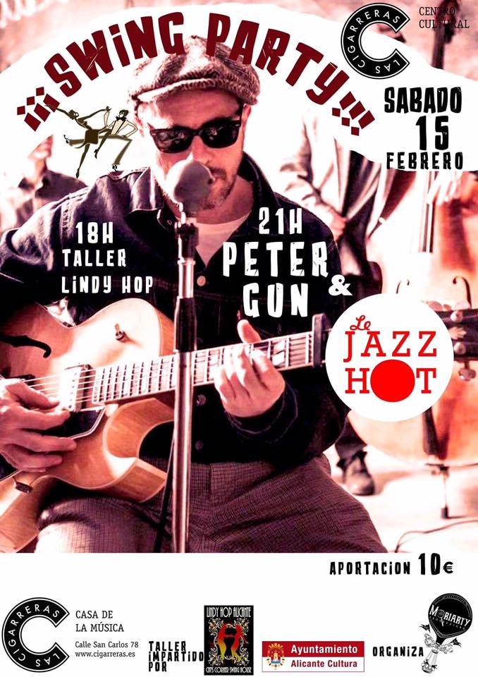 Peter Gun & Le Jazz Hot en concierto