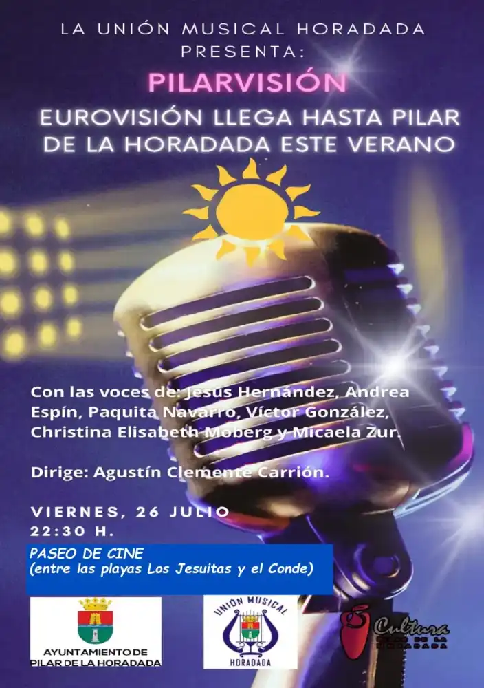 Pilarvisión a Cargo de la Unión Musical Horadada: Eurovisión en Torre de la Horadada