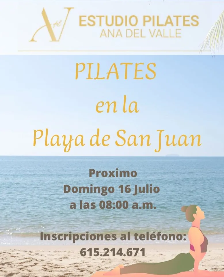 Pilates en la playa de San Juan