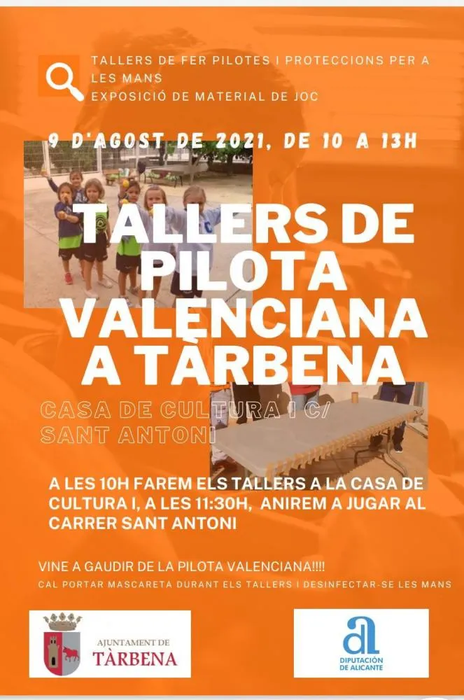 Pilota Valenciana - Taller de hacer pelotas y protecciones para las manos