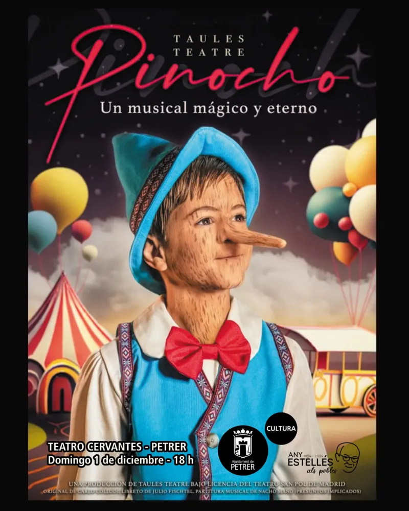 Pinocho. Un musical mágico y eterno ► Taules teatre