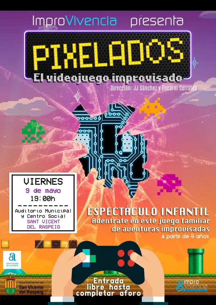 Pixelados - El videojuego improvisado