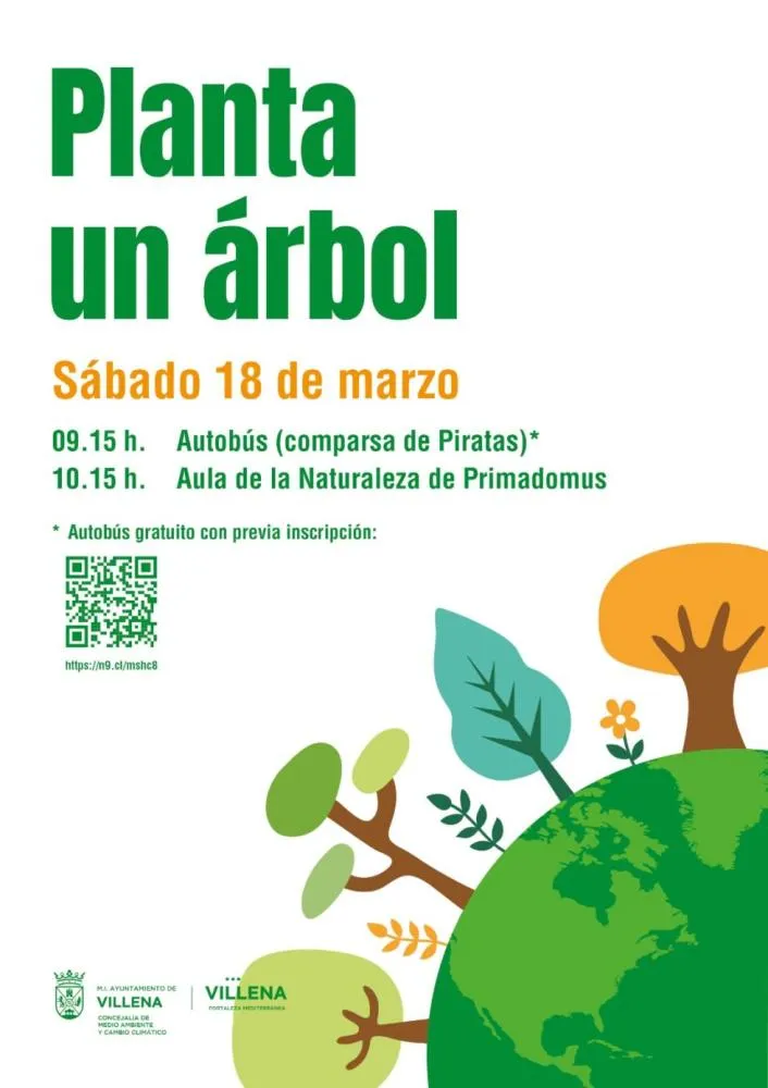 Planta un árbol - Jornada de reforestación en el Aula de la Naturaleza Villena