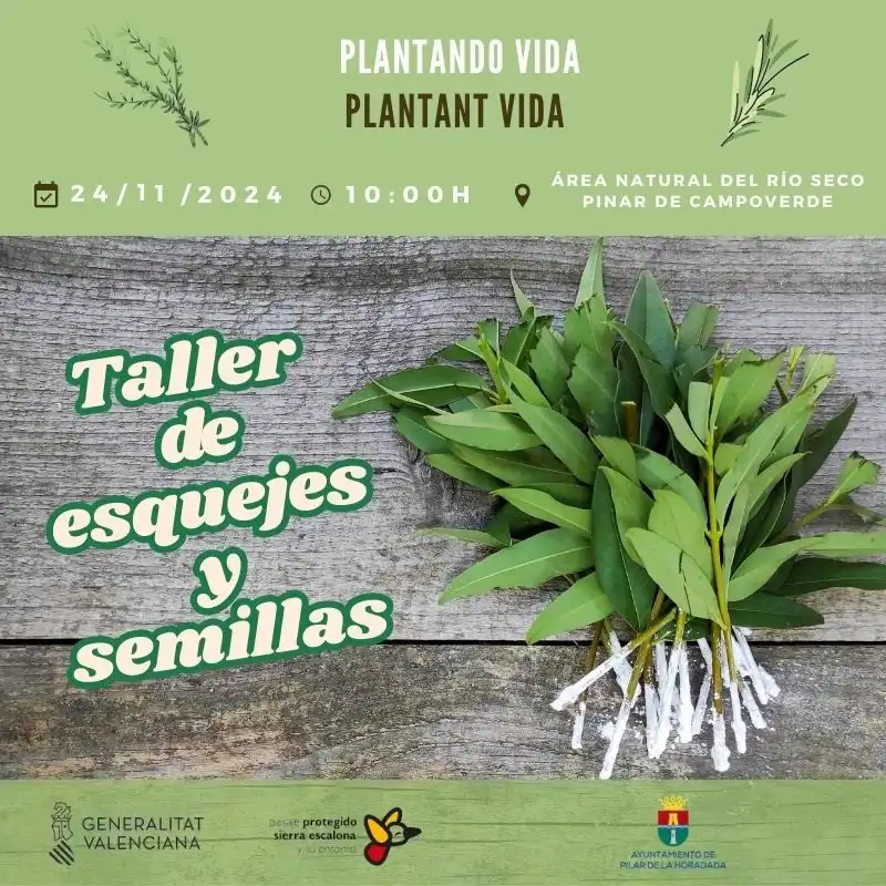 Plantando Vida: Taller de Plantación de Esquejes y Semillas y Ruta Interpretativa sobre el Bosque Mediterráneo