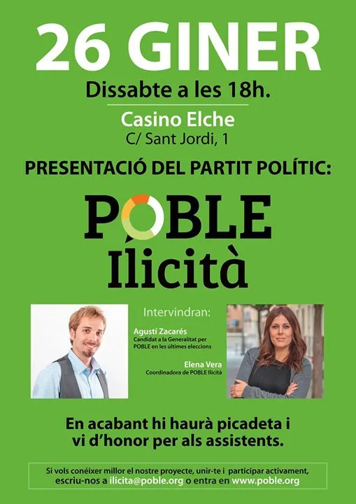 POBLE Ilicità - Presentación oficial
