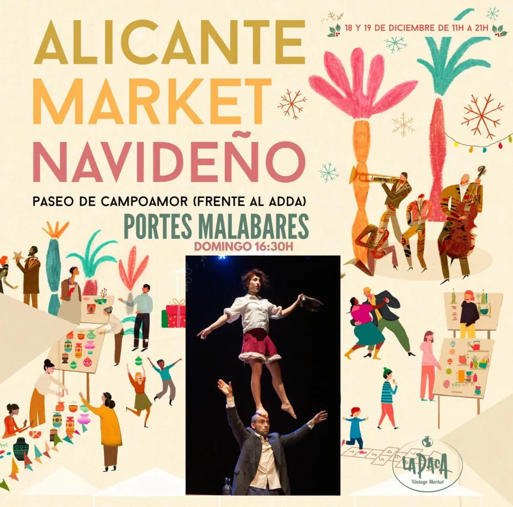 Portes Malabares - Alicante Market Navideño