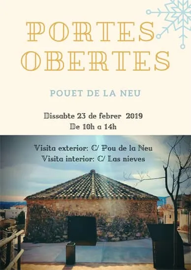 Portes Obertes al Pouet de la Neu d'Onil