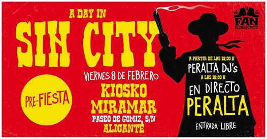Pre-Fiesta Sin City con Peralta en Kiosko Miramar.