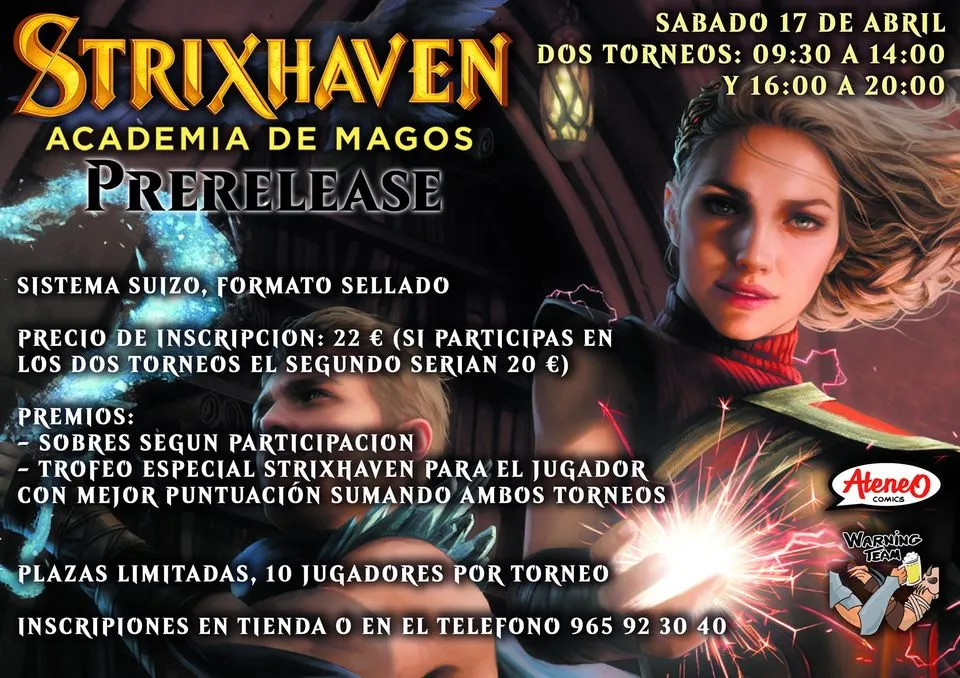 Prerelease de Strixhaven: Escuela de Magos