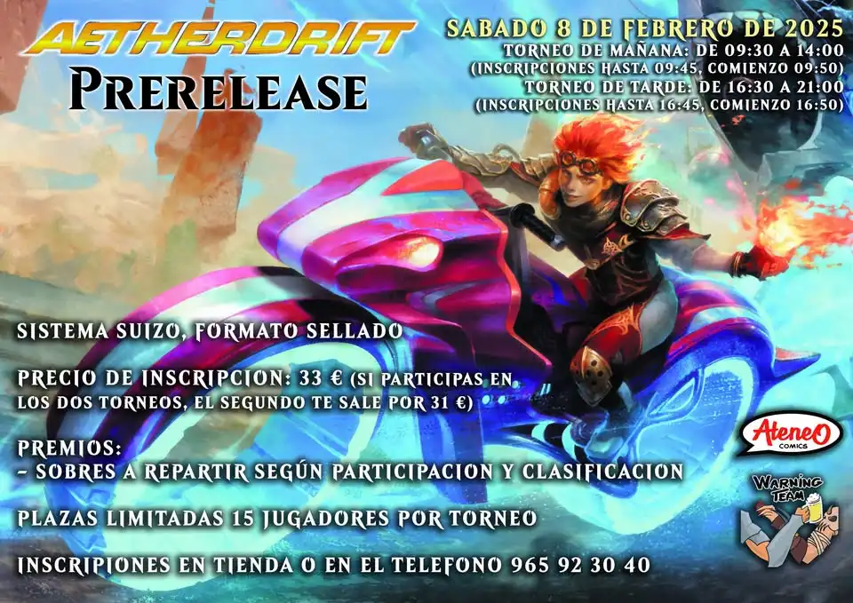 Prerelease Magic the Gathering Cimientos