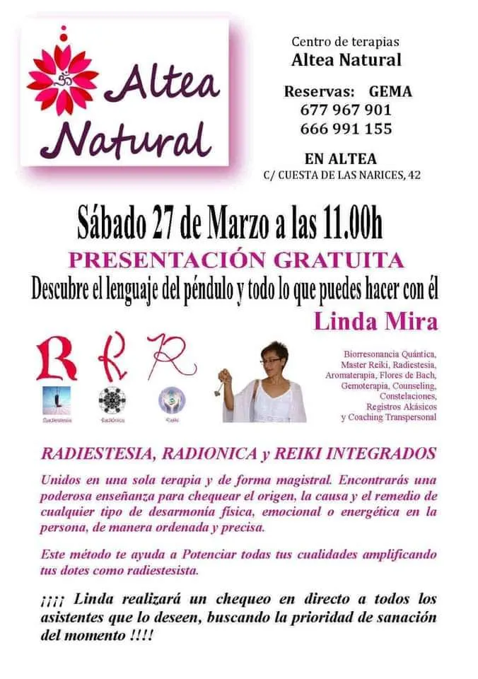 Presentacion gratuita: el lenguaje del péndulo