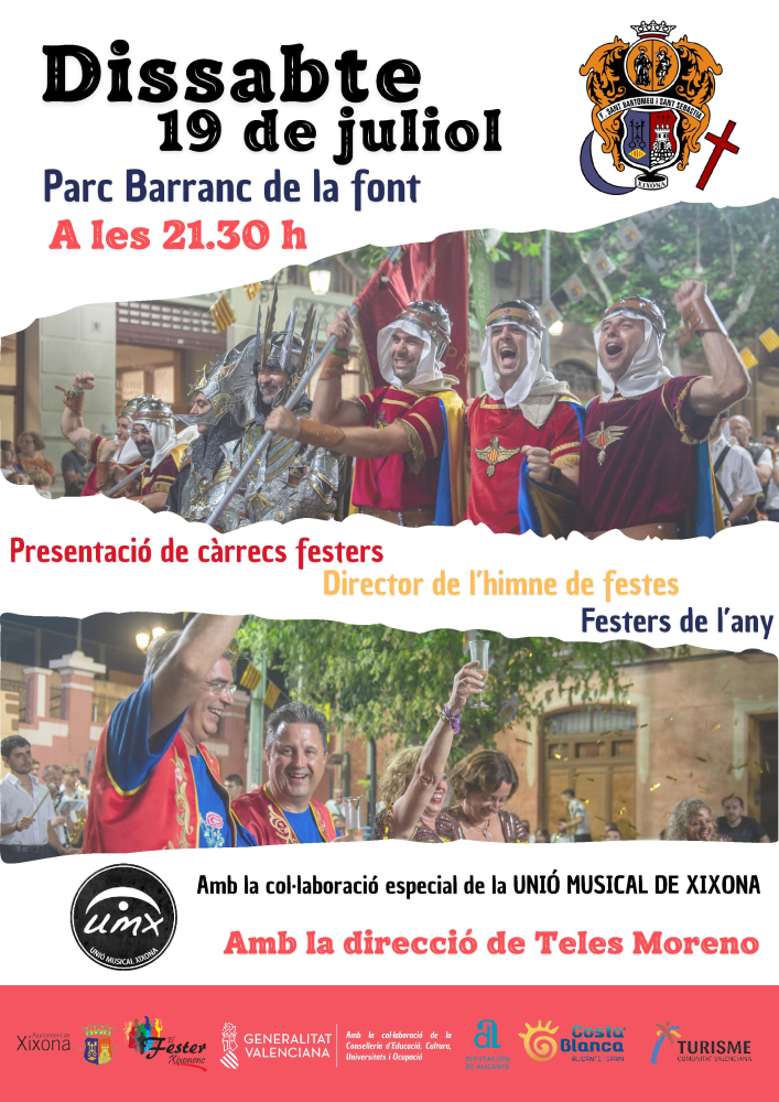 Presentació càrrecs Festers, batuta i Festers de l'any 2025