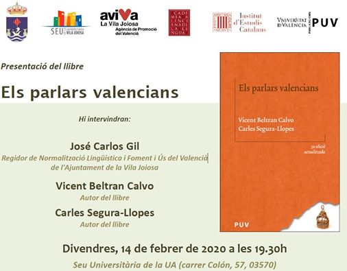 Presentació del llibre 'Els parlars valencians'