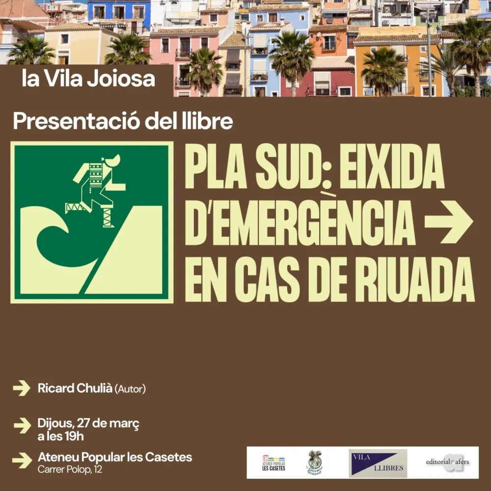 Presentació del llibre Pla Sud: Eixida d'emergència en cas de riuada