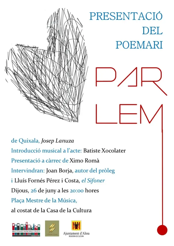 Presentació del poemari "Parlem"