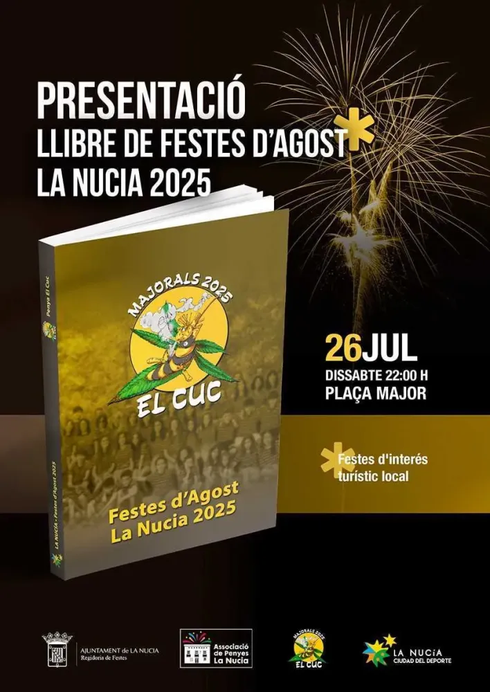 Presentació Llibre Festes Agost La Nucía 2025