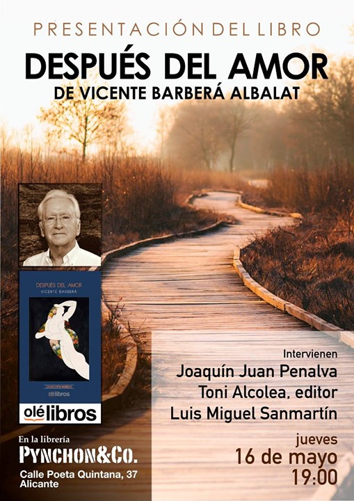 Presentación 'Después del amor' de Vicente Barberá