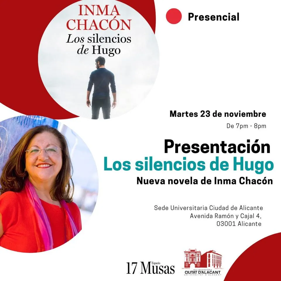 Presentación: Los silencios de Hugo, de Inma Chacón