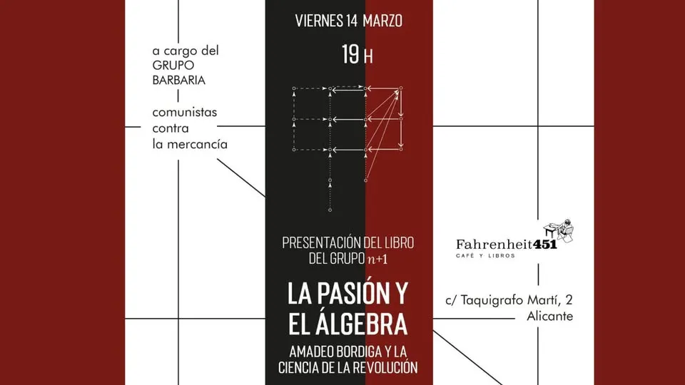 Presentación + Coloquio: la Pasión y el álgebra
