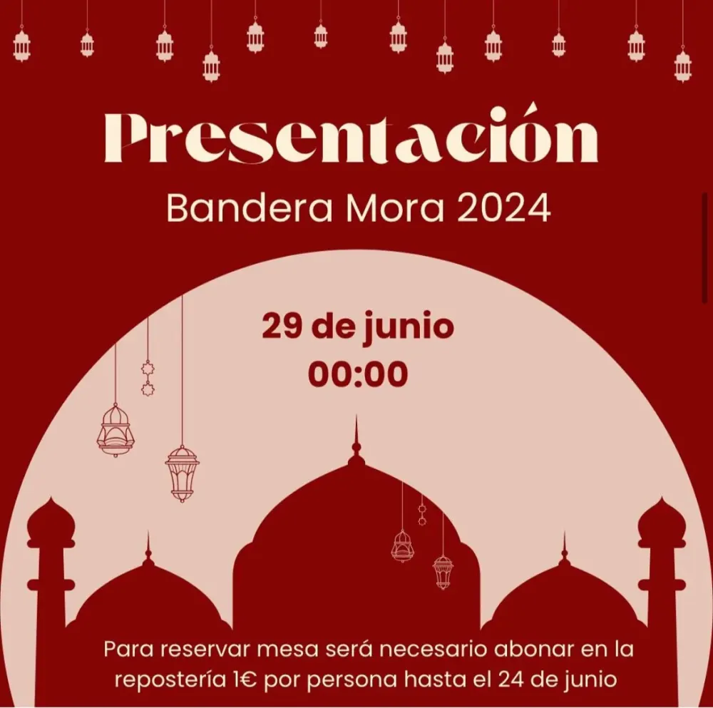 Presentación Bandera Mora 2024 Monforte del Cid
