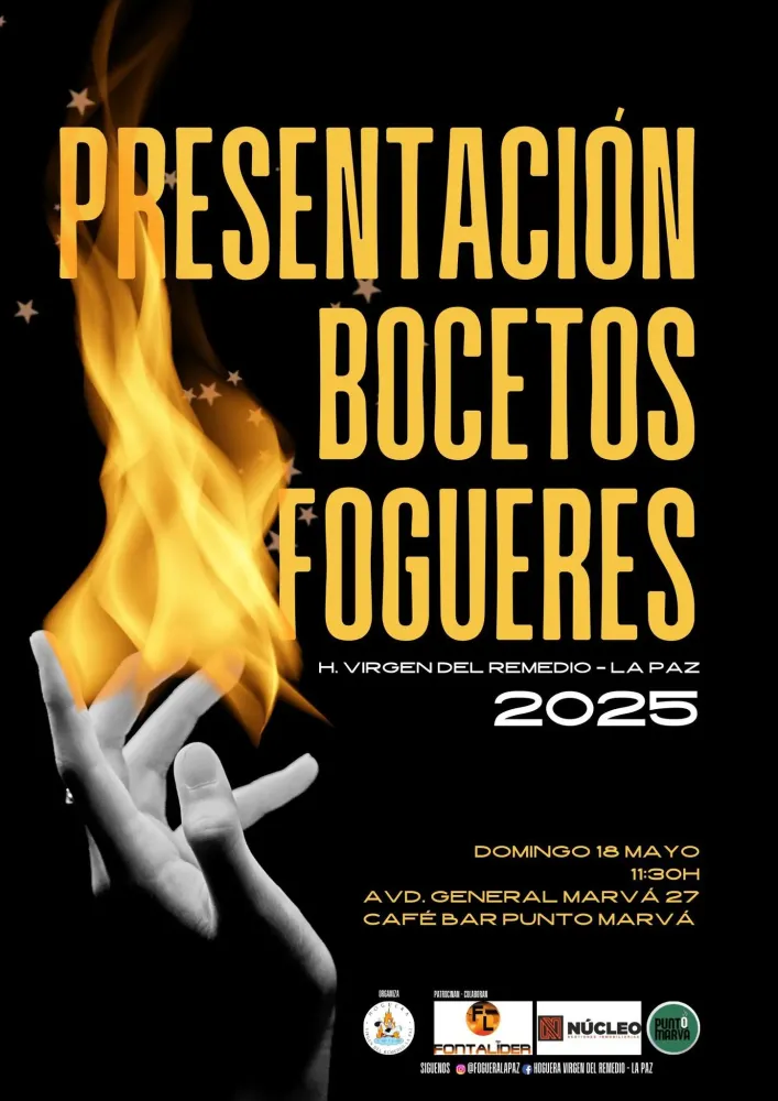 Presentación bocetos Fogueres - Hoguera Virgen del Remedio - La Paz