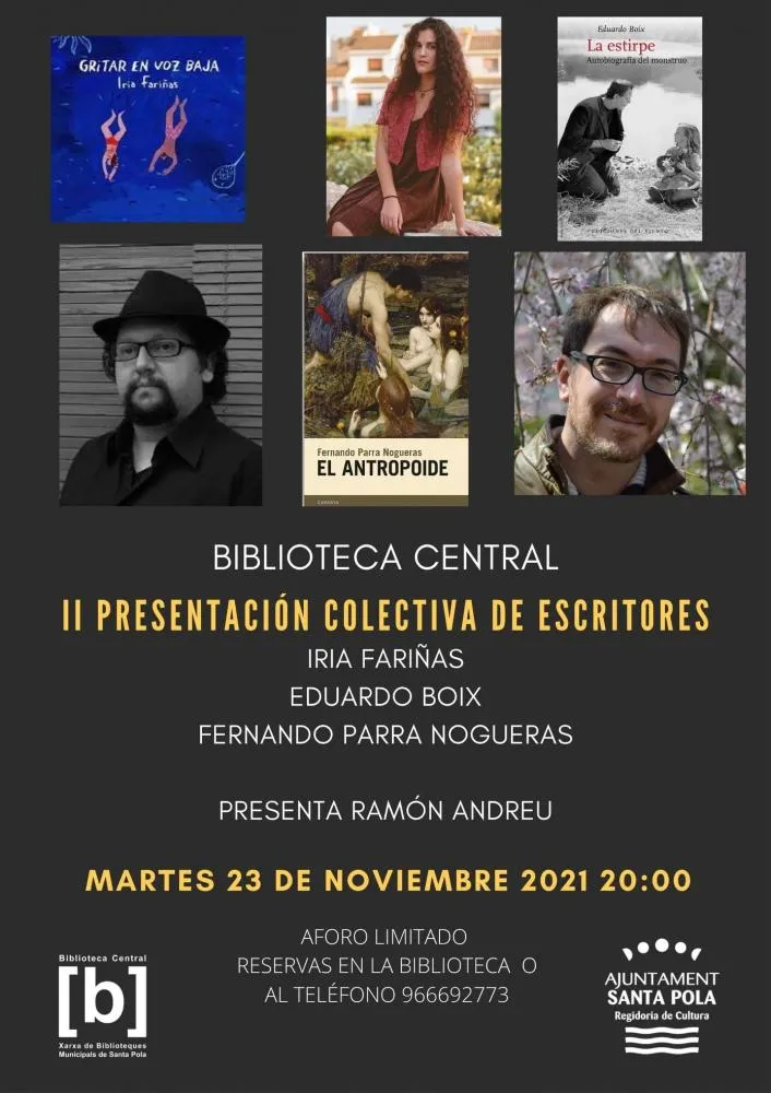 Presentación colectiva de escritores en Santa Pola