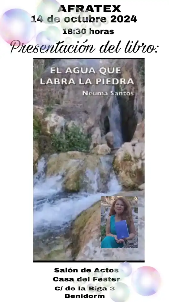 Presentación de "El agua que labra la piedra"