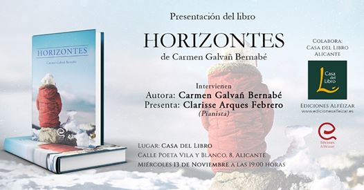Presentación de "Horizontes" de Carmen Galvañ Bernabé