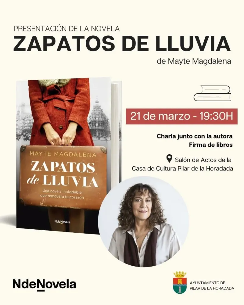 Presentación de la Novela: "Zapatos de Lluvia" de Mayte Magdalena