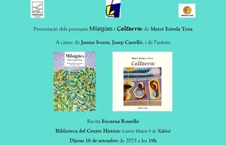 Presentación de los poemarios: "Milaigües" y "Celterra" de Mercé Estrela Tena