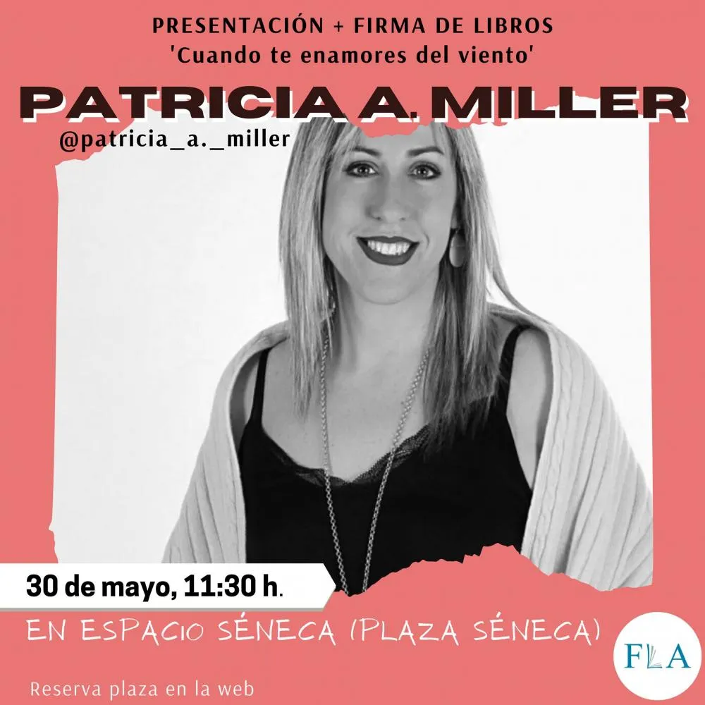 Presentación de "Cuando te enamores del viento" - Patricia A. Miller