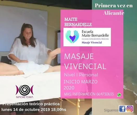 Presentación del Curso Masaje Vivencia por Maite Bernardelle