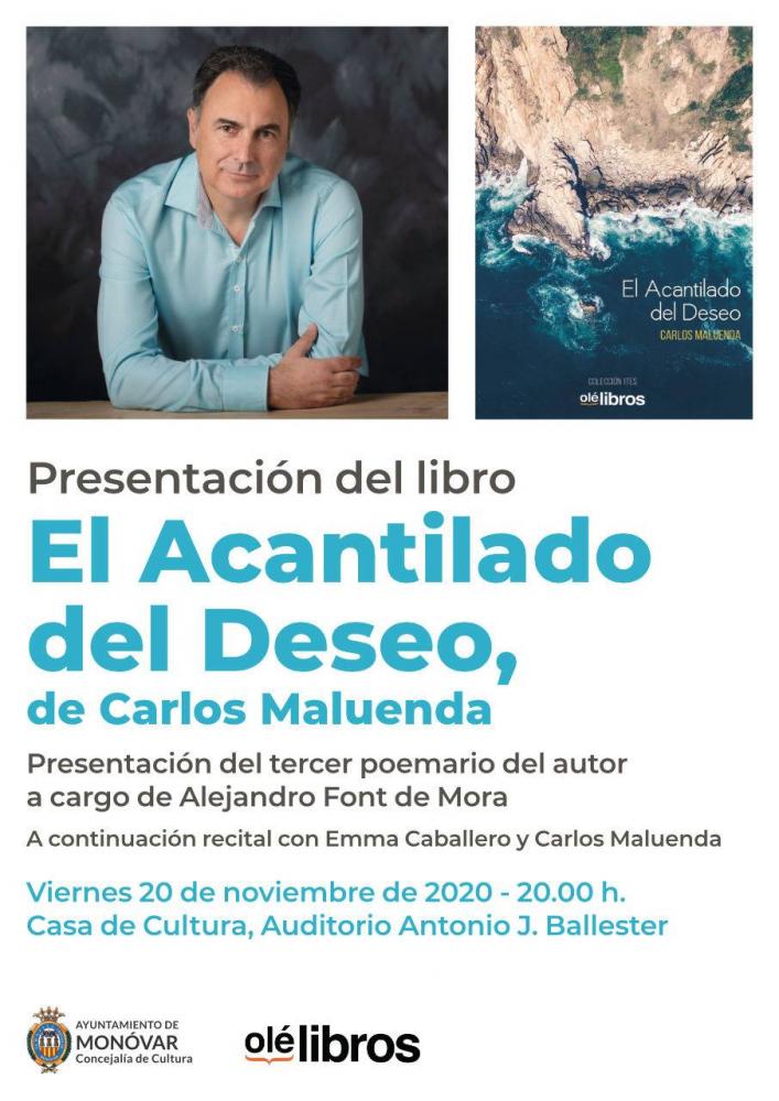Presentación del libro, El Acantilado del deseo de Carlos Maluenda
