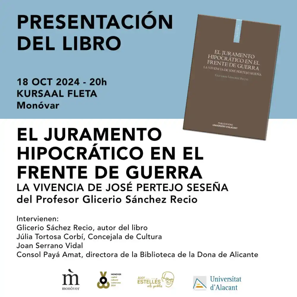 Presentación del libro "El juramento hipocrático en el frente de guerra"