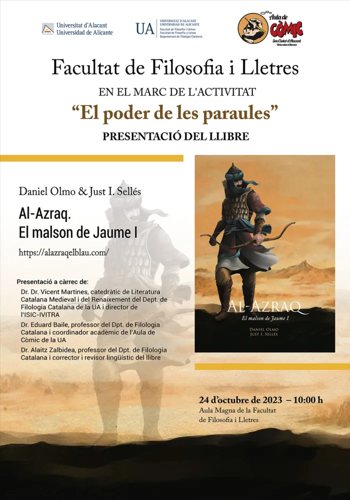 Presentación del libro "Al-Azraq. El malson de Jaume I"